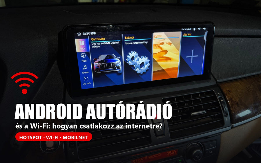 Android autórádió és a Wi-Fi: hogyan csatlakozz az internetre – beépített android fejegység kijelzője