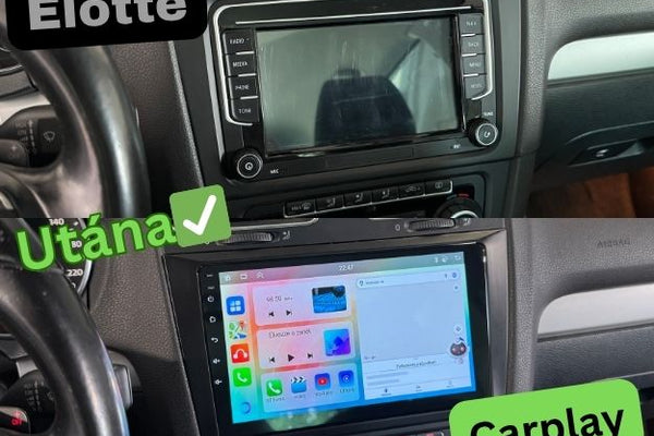 Volkswagen Golf 6 Multimédia Beszerelés – CarPlay, GPS, Tolatókamera - TopNAVI