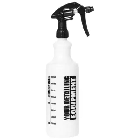 Work Stuff Work Bottle hígítási skálája a flakon oldalán