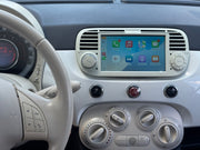 Fiat, Abarth 500 2007-2015 Beige 7" Android multimedia car radio touchscreen head unit — kép 5
