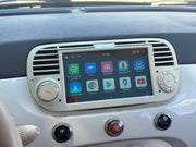 Fiat, Abarth 500 2007-2015 Beige 7" Android multimedia car radio touchscreen head unit — kép 10