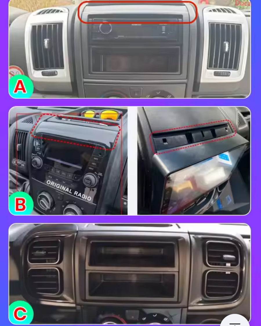 Fiat Ducato 2006-2015 10.1" Android multimedia car radio touchscreen head unit