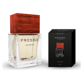 Fresso Gentleman autóparfüm 50 ml üvegpalack fa kupakkal