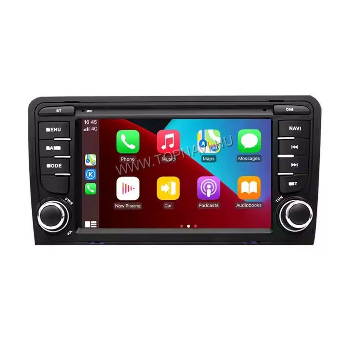 Audi A3 8P 2003–2012 7" Android multimedia car radio touch screen head unit — Márkaspecifikus multimédia