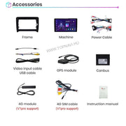Audi TT MK2 8J 2006–2014 9" Android multimedia car radio touch screen head unit — kép 3