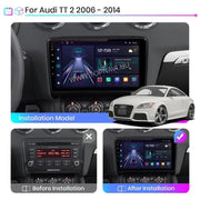 Audi TT MK2 8J 2006–2014 9" Android multimedia car radio touch screen head unit — kép 2