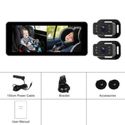 Car Baby Monitor Camera 6.86" — kép 4