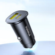 Baseus GoTrip DP1 30W autós töltő – USB-C PD + USB-A, 12–24 V — kép 1