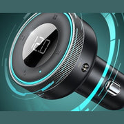 Baseus Enjoy CCLH-01 FM transzmitter – Bluetooth 5.0, kihangosító, 2×USB töltő — kép 4