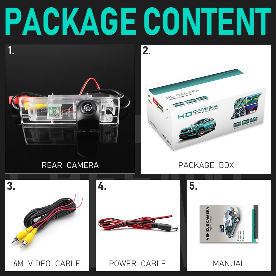 BMW 1 series 120i 640i F12 F13 Z4 E89 E81 E87 135i F20 F21 FullHD 1080P Tolatókamera - TopNAVI