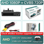 BMW 3/5 Series X1 X3 X4 X5 F10 F11 F25 F30 F31 E60 E61 E70 E71 E72 E82 E88 E84 E90 E91 E92 E93 2011-2015 FullHD 1080P Rear View Camera — kép 8