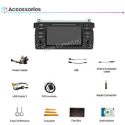 BMW E46 1998–2006 7" Android multimedia car radio touch screen head unit — kép 5