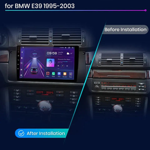 Android autórádió BMW E39 modellhez érintőkijelzővel és magyar menüvel – 9 inch  