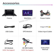 BMW X3 E83 2002–2011 9" Android multimedia car radio touch screen head unit — kép 4