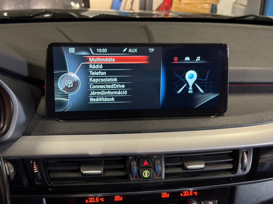 BMW X5 F15 X6 F16 2014 - 2017 12,3" Android Multimédia fejegység - TopNAVI