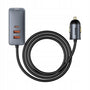 Baseus 4×USB autós töltő 120 W – Quick Charge 4.0 és Power Delivery — kép 4