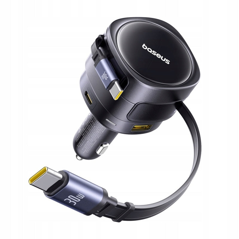 Baseus 90 W autós töltő a beépített USB-C kábellel