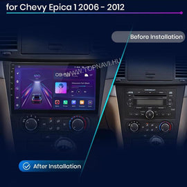 Chevrolet Epica 2006 - 2012 9" Android Multimédia fejegység - TopNAVI