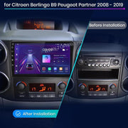 Citroen Berlingo B9 2008-2019 9" Android Multimedia Head Unit — kép 2