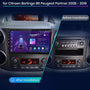 Citroen Berlingo B9 2008-2019 9" Android multimedia car radio touch screen head unit — kép 2