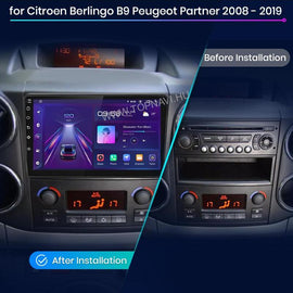 Citroen Berlingo B9 2008 - 2019 9" Android Multimédia fejegység - TopNAVI