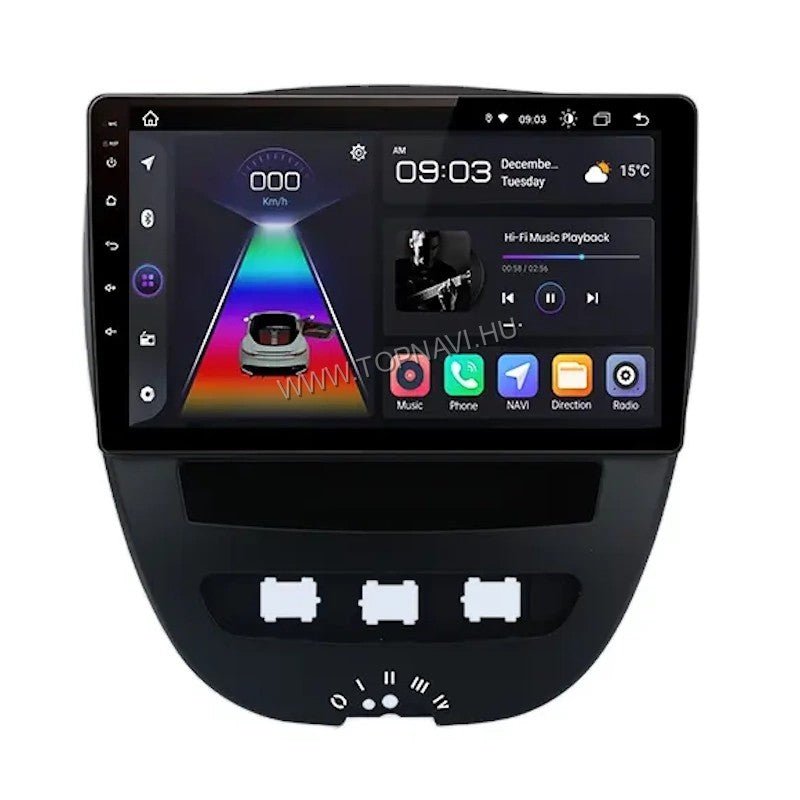 Citroen C1 2005-2014 10" Android Multimedia Head Unit — Márkaspecifikus multimédia