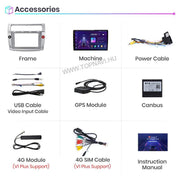 Citroen C4 2004-2010 9" Android Multimedia Head Unit — kép 4