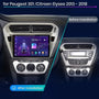 Citroen Elysee 2013-2018 9" Android multimedia car radio touchscreen head unit — kép 2
