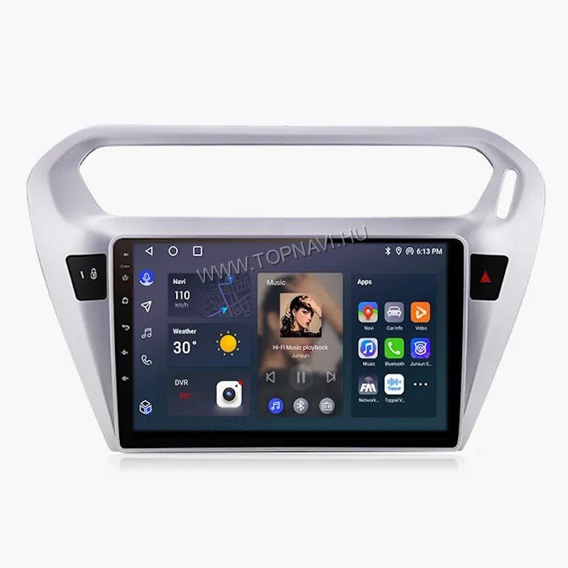 Citroen Elysee 2013 - 2018 9" Android Multimédia fejegység - TopNAVI