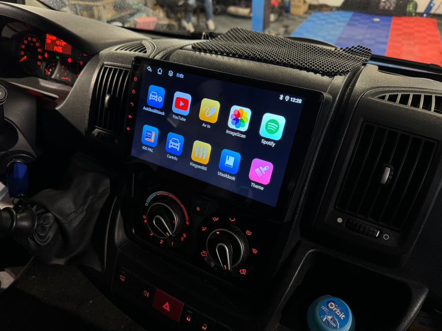 Citroen Jumper 2006 - 2021 9" Android Multimédia fejegység autórádió, hifi, rádió és fejegység nagy kijelzővel, CarPlay, Android autó, Wifi és Bluetooth támogatással,