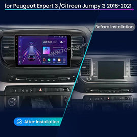 Citroen Jumpy 2016 - 2021 9" Android Multimédia fejegység - TopNAVI