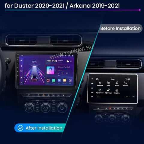 Dacia Duster 2019 - 2021 9" Android Multimédia fejegység - TopNAVI