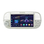 Fiat, Abarth 500 2007-2015 Beige 7" Android multimedia car radio touchscreen head unit — kép 1