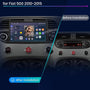 Fiat, Abarth 500 2007-2015 Black 7" Android multimedia car radio touchscreen head unit — kép 2
