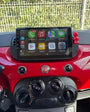 Fiat, Abarth 500 2007-2016 9" Black Android multimedia car radio touchscreen head unit — kép 2
