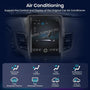 Ford Fiesta MK7 "Tesla Style" 2009-2017 9.7" Android multimedia car radio touchscreen head unit — kép 3