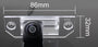 Ford Focus 2 sedan / C-Max (86×32 mm) FullHD 1080P reversing camera — kép 6