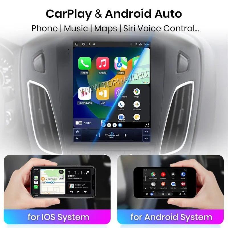 Ford Focus 3 "Tesla Style" 2012 - 2017 9.7" Android Multimédia fejegység - TopNAVI