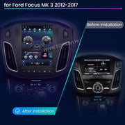 Ford Focus 3 "Tesla Style" 2012-2017 9.7" Android Multimedia head unit — kép 2