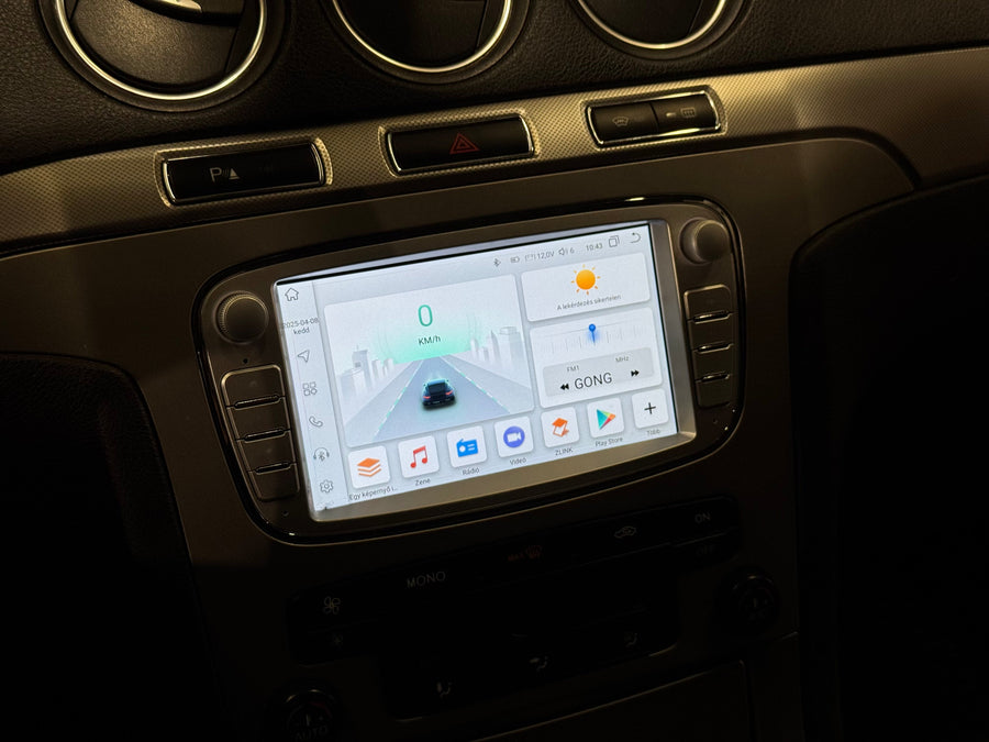 Ford Focus, Kuga, Mondeo, Transit, S - Max, C - Max Ezüst 7" Android Multimédia fejegység - TopNAVI