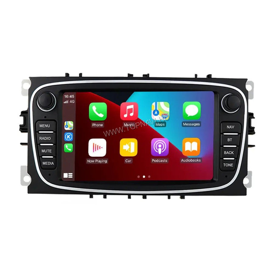 Ford Focus, Kuga, Mondeo, Transit, S-Max, C-Max Black 7" Android Multimedia Head Unit — Márkaspecifikus multimédia