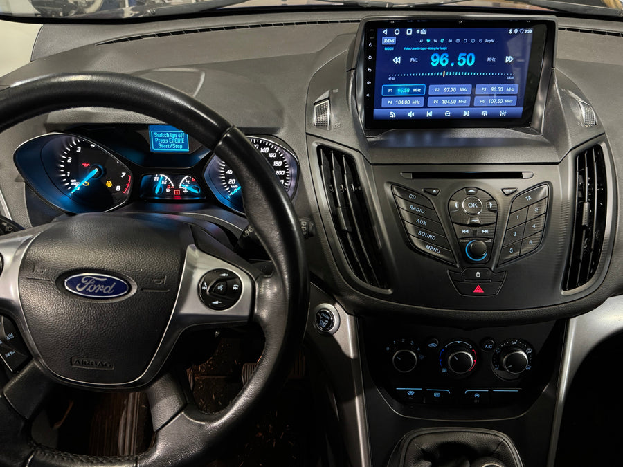 Ford Kuga 2. 2012 - 2019, C - Max 2. 2010 - 2019 9" Android Multimédia fejegység autórádió, hifi, rádió és fejegység nagy kijelzővel, CarPlay, Android autó, Wifi és Bluetooth támogatással,
