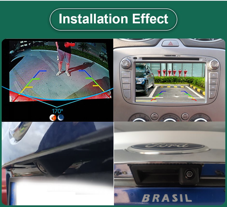 Ford Mondeo MK4 CHIA - X 2007 - 2014 FullHD 1080P Tolatókamera - TopNAVI