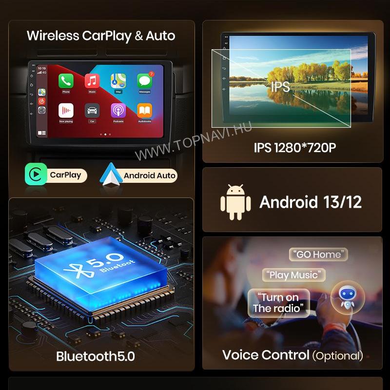 Ford S - Max, Galaxy 3 2007 - 2015 9" Android Multimédia fejegység - TopNAVI