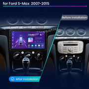 Ford S-Max, Galaxy 3 2007- 2015 9" Android Multimedia Head Unit — kép 2