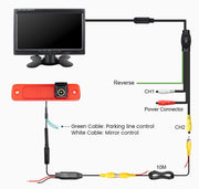 Ford Transit 2006-2014 FullHD 1080P Reversing camera — kép 15