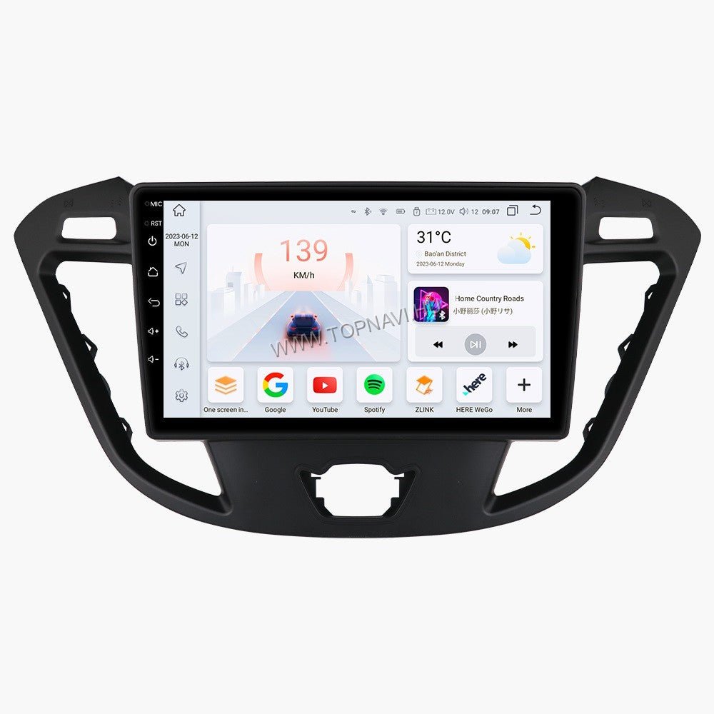 Ford Transit Tourneo/ Custom 2013 - 2022 9" Android Multimédia fejegység - TopNAVI