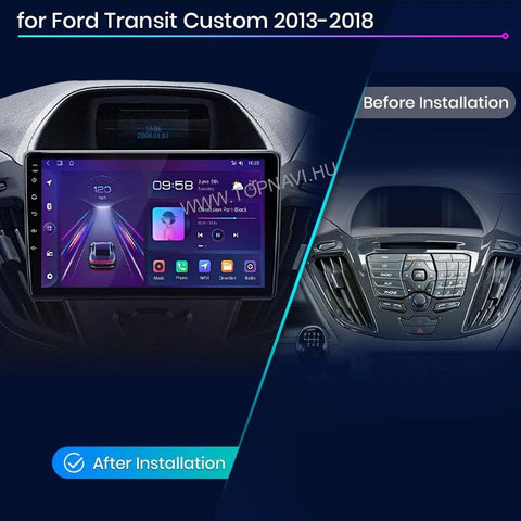 Ford Transit Tourneo/ Custom 2013 - 2022 9" Android Multimédia fejegység - TopNAVI