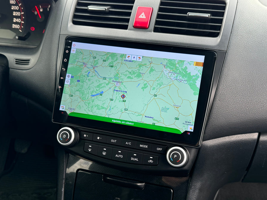 Honda Accord 7.gen 2003 - 2007 10.1" Android Multimédia fejegység - TopNAVI