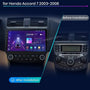 Honda Accord 7th gen 2003-2007 10.1" Android multimedia car radio touchscreen head unit — kép 2
